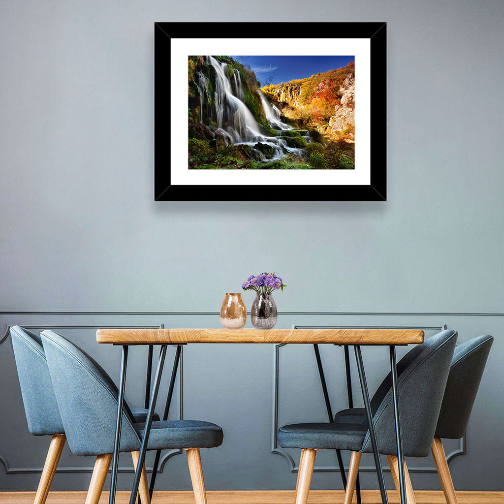 Plitvice Lakes Waterfall Wall Art
