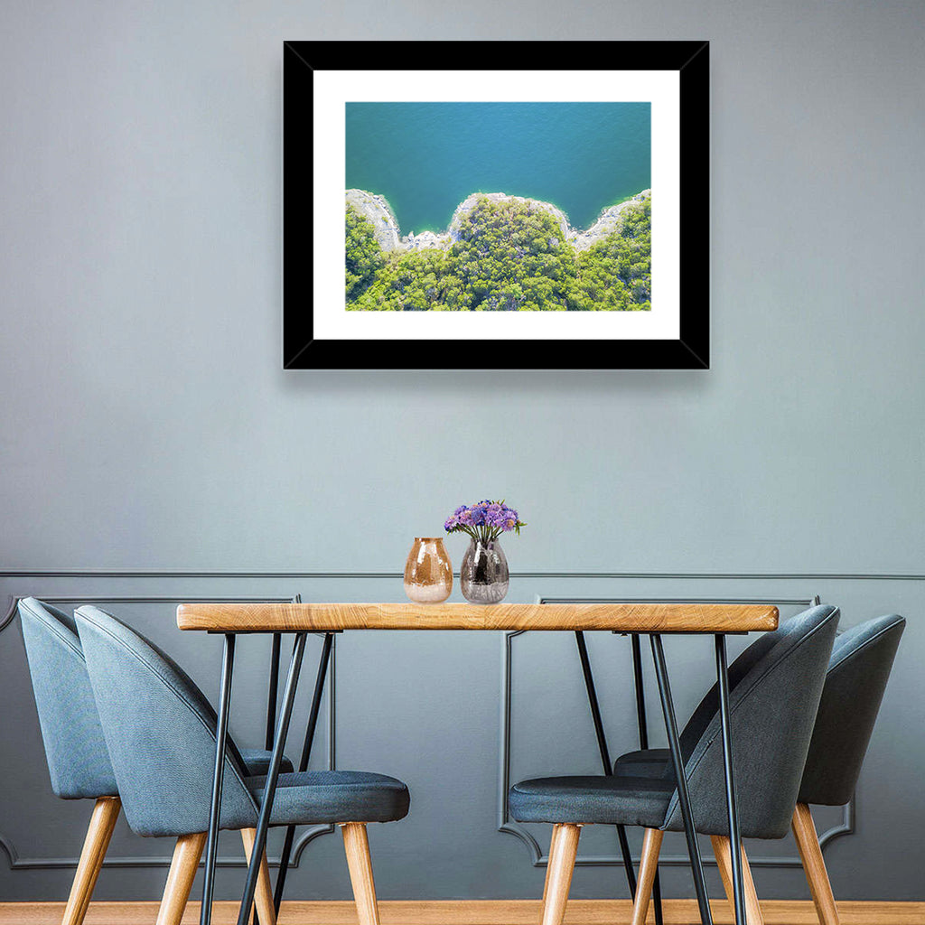 Lake Travis Shoreline Aerial Wall Art