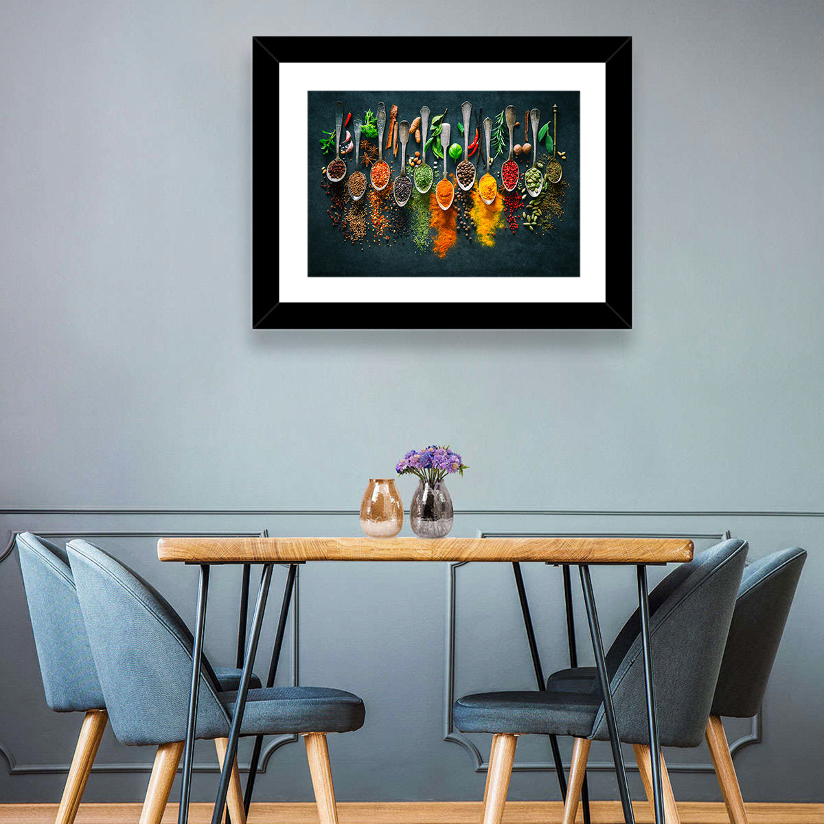 Coloured Spices Wall Art