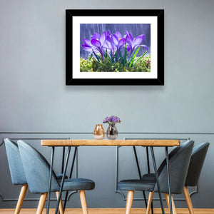 Blue Crocuses Wall Art