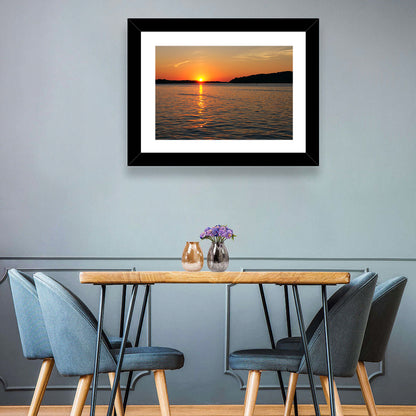 Mississippi River Sunset Wall Art