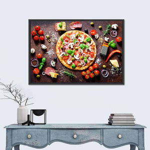 Delicious Italian Pizza Wall Art