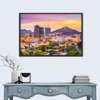 Tucson Skyline at Golden Hour Wall Art