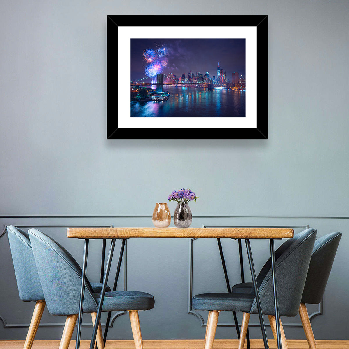 New York Firework Wall Art