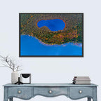 Autumn Forest Lake Wall Art