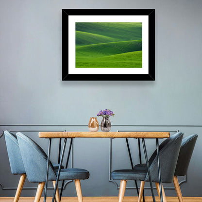 Green Wheat Fields Wall Art
