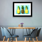 Three Pineapples Minimalist Design Wall Art