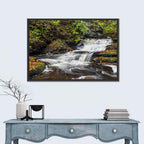 Cascading Autumn Waterfall Wall Art