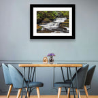 Cascading Autumn Waterfall Wall Art