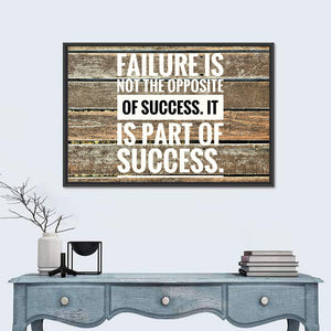 Failure is Part of Success Wall Art