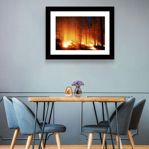 Forest Fire Wall Art