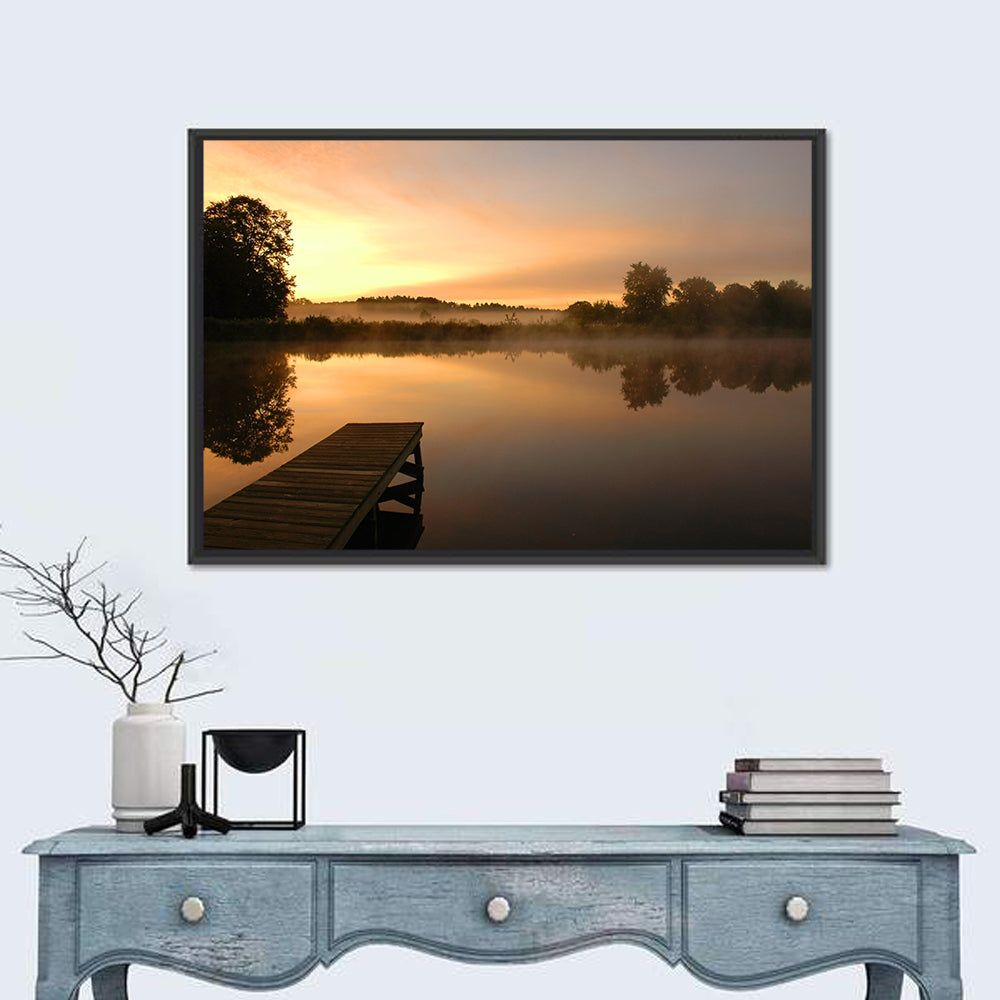 Golden Morning Pier Wall Art