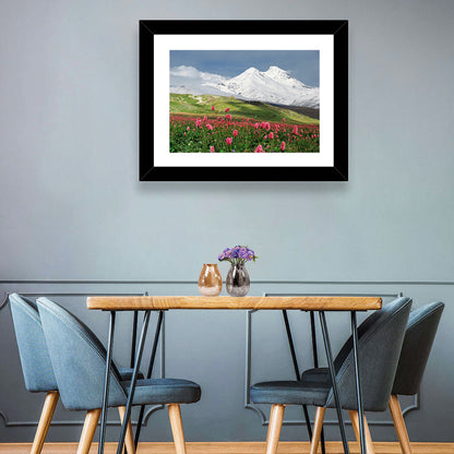 Caucasus Mountain & Spring Wall Art