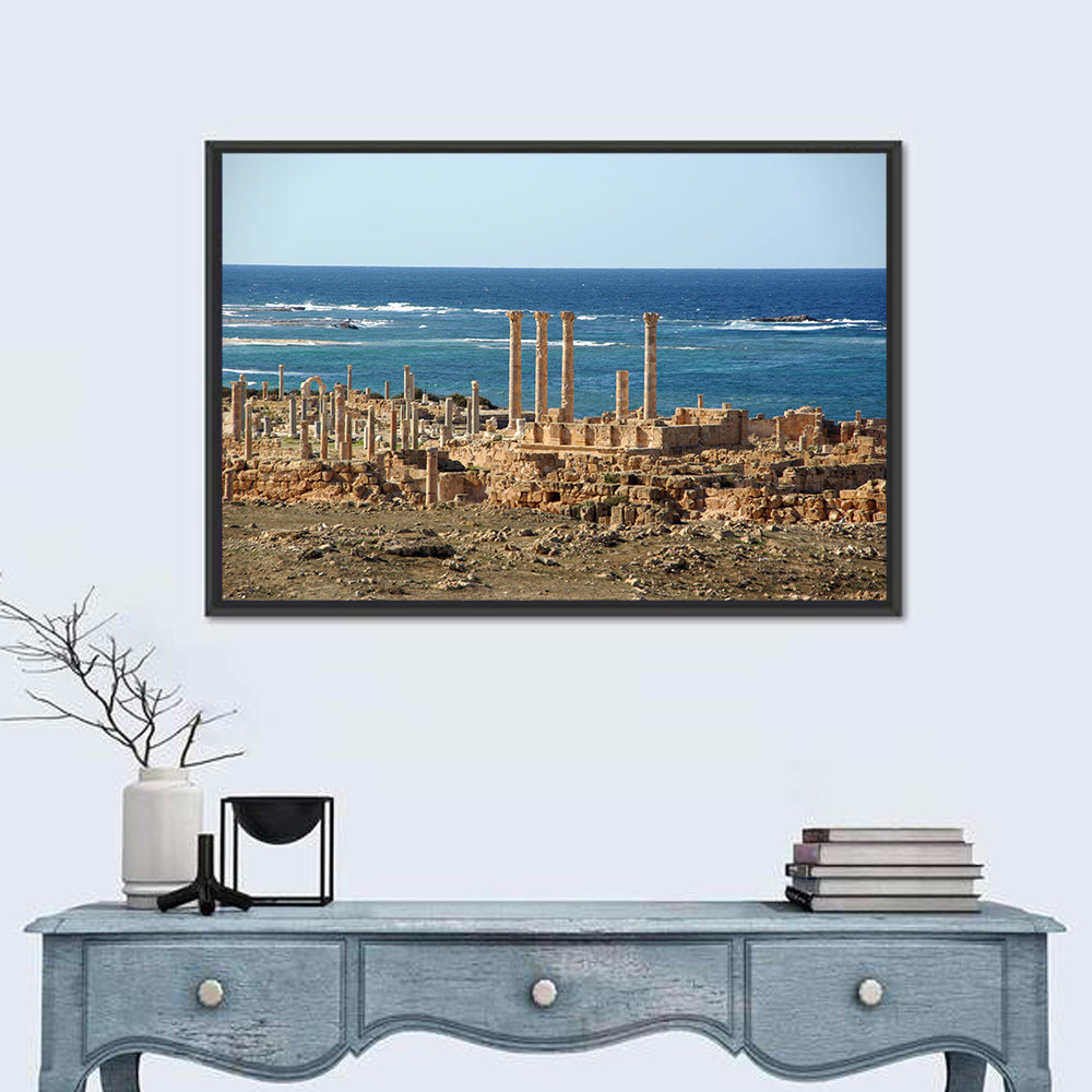 Leptis Magna Coastal Ruins Wall Art