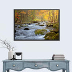 Autumn Mountain Stream Wall Art