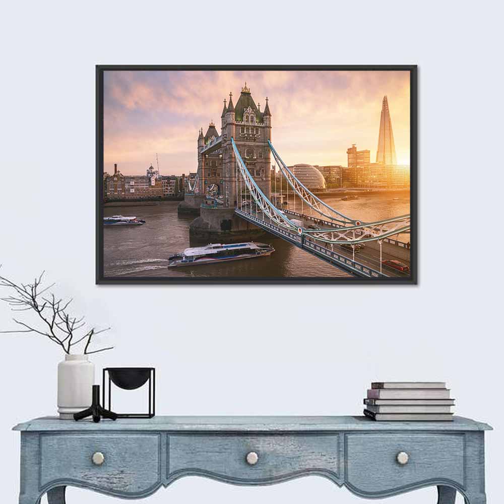 Tower Bridge Golden Hour Wall Art