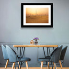 Dubai Skyline at Sunset Wall Art