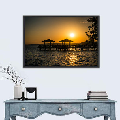 Lake Dardanelle Pier Wall Art