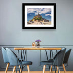 Mont Saint-michel at Low Tide Wall Art