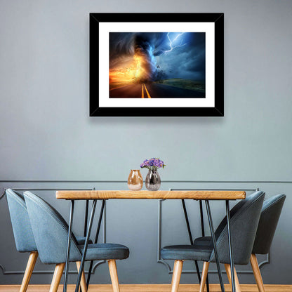 Twisting Tornado Storm Wall Art