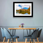 Yonah Mountain Autumn Reflection Wall Art