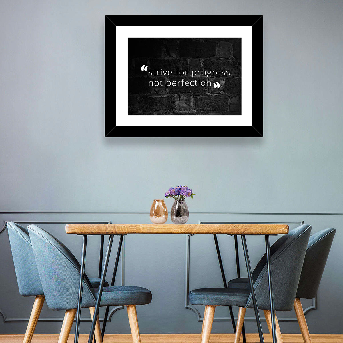 Progress Not Perfection Wall Art