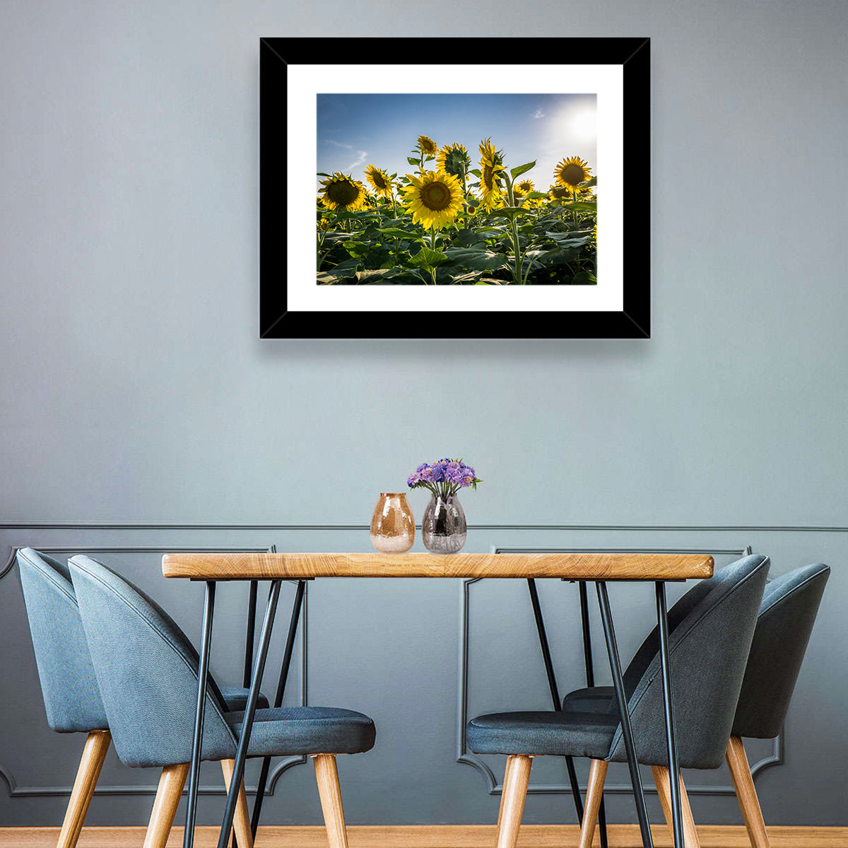 Fresh Sunflowers Field Wall Art