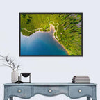 High Tatras Lake Aerial View Wall Art