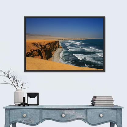 Peru Red Beach Wall Art