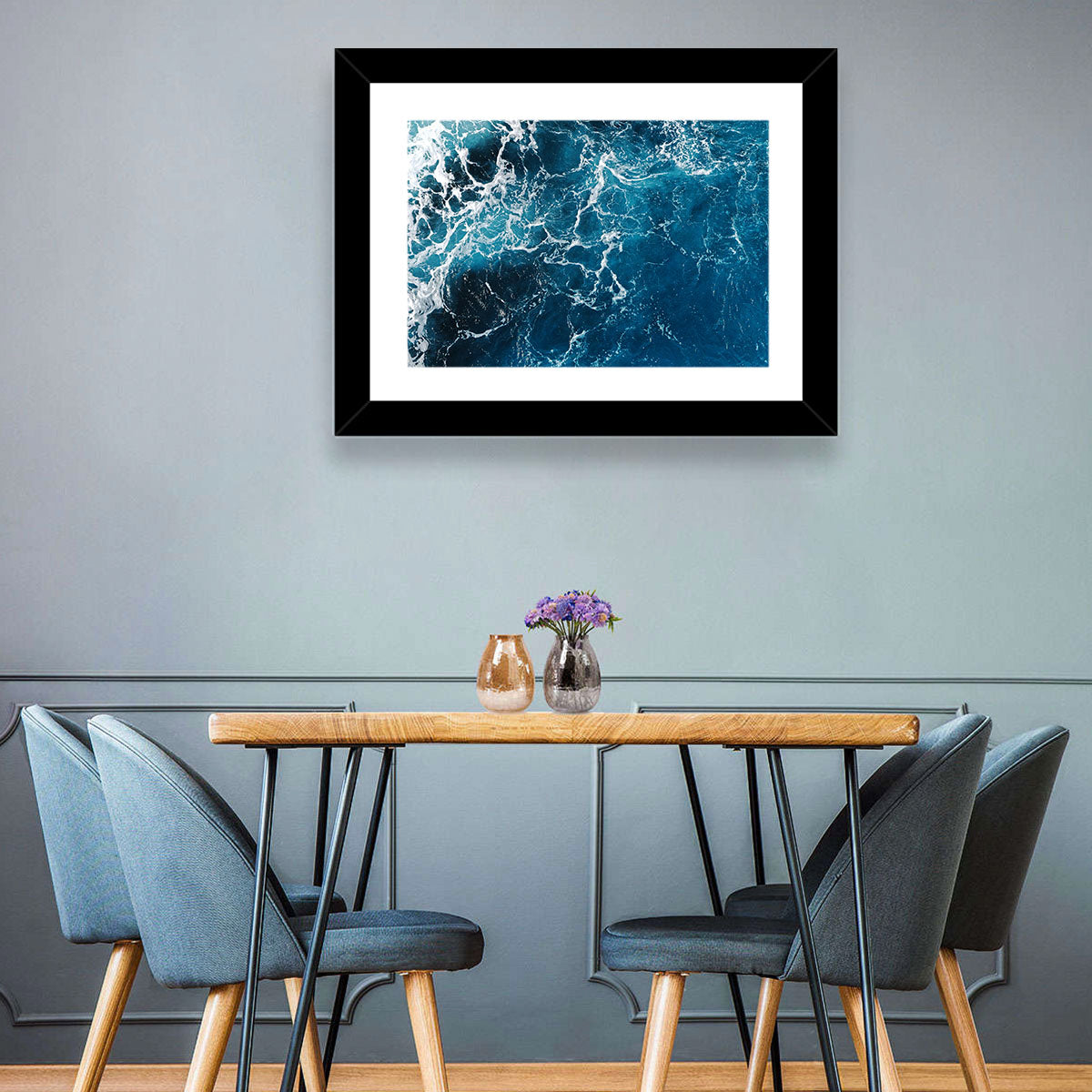 Sea Water Texture Abstract Wall Art