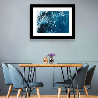 Sea Water Texture Abstract Wall Art