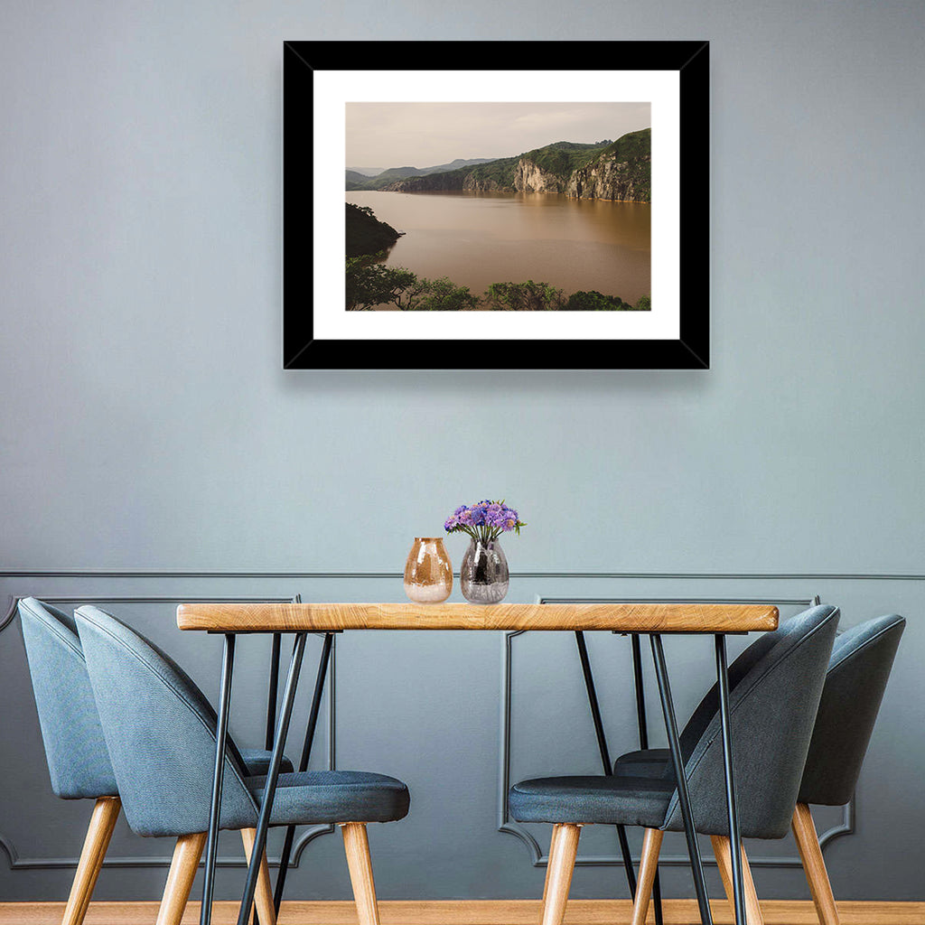 Lake Nyos Cliff View Wall Art