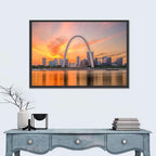 St. Louis Gateway Arch Skyline Wall Art
