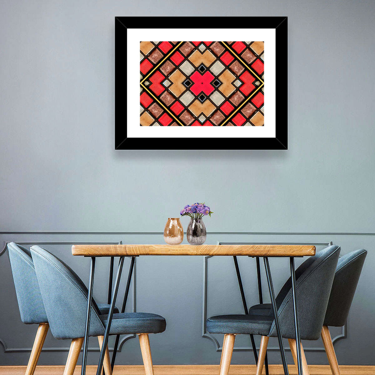 Connected Blocks Wall Art