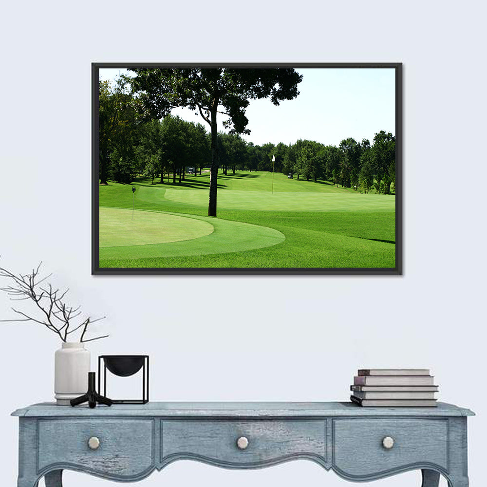 Oklahoma Golf Course Greens Wall Art