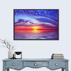 Bay Beach Sunset Wall Art
