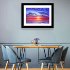 Bay Beach Sunset Wall Art