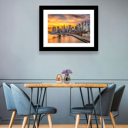 Lower Manhattan Skyline Wall Art
