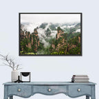 Zhangjiajie Sandstone Pillars Wall Art