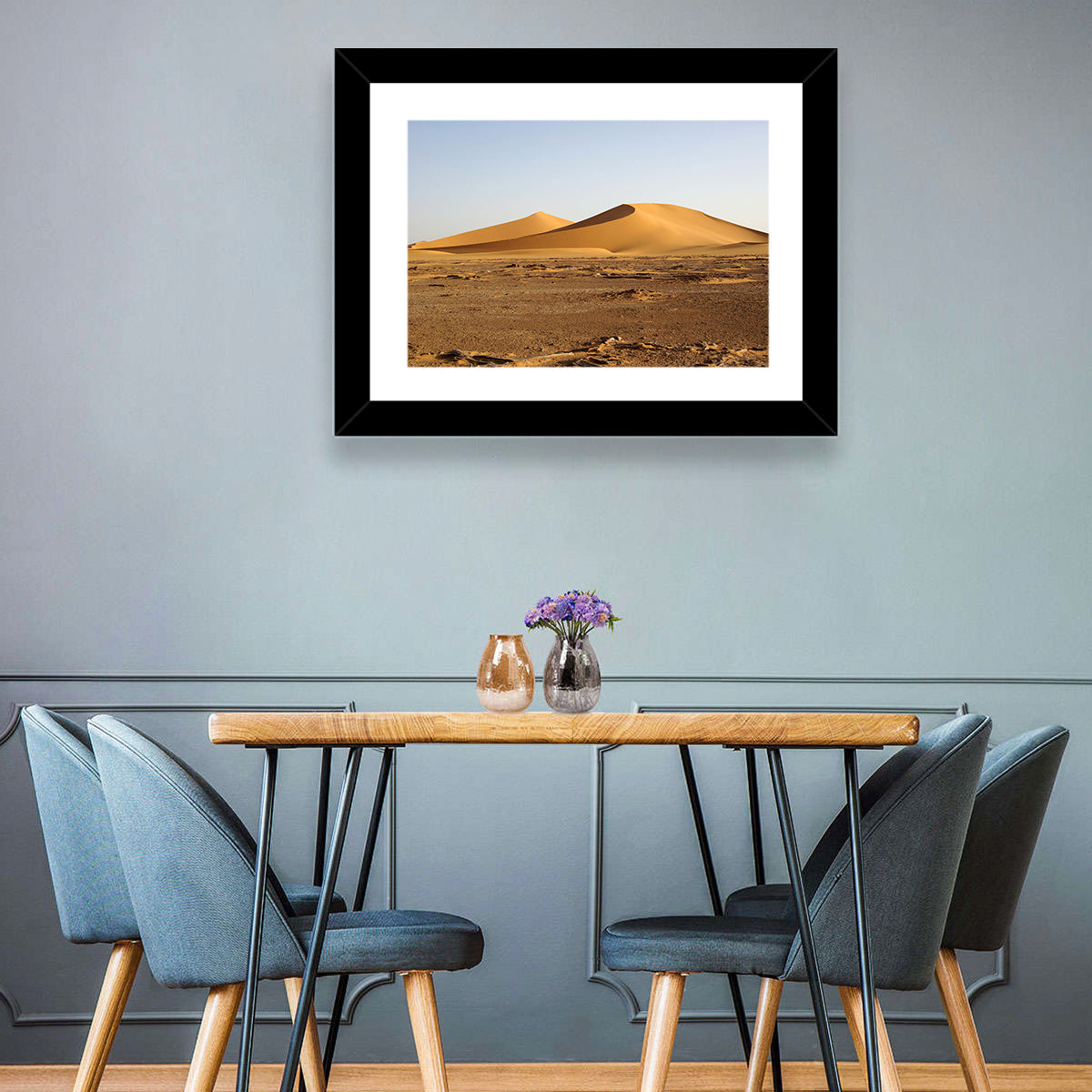 Golden Hour Desert Dunes Wall Art