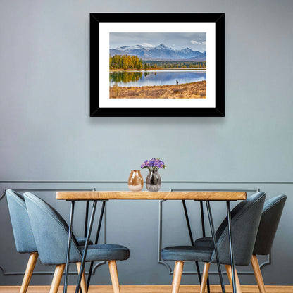 Scenic Mountain Lake Wall Art