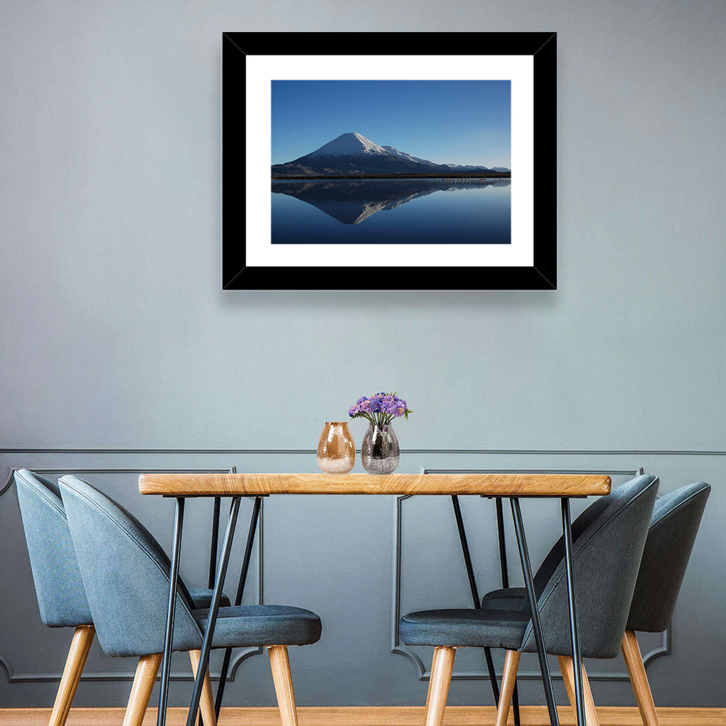 Chungara Lake Reflection Wall Art