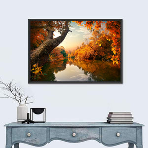Calm Autumn River Wall Art