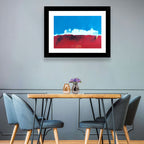 Ocean Horizon Abstract Wall Art