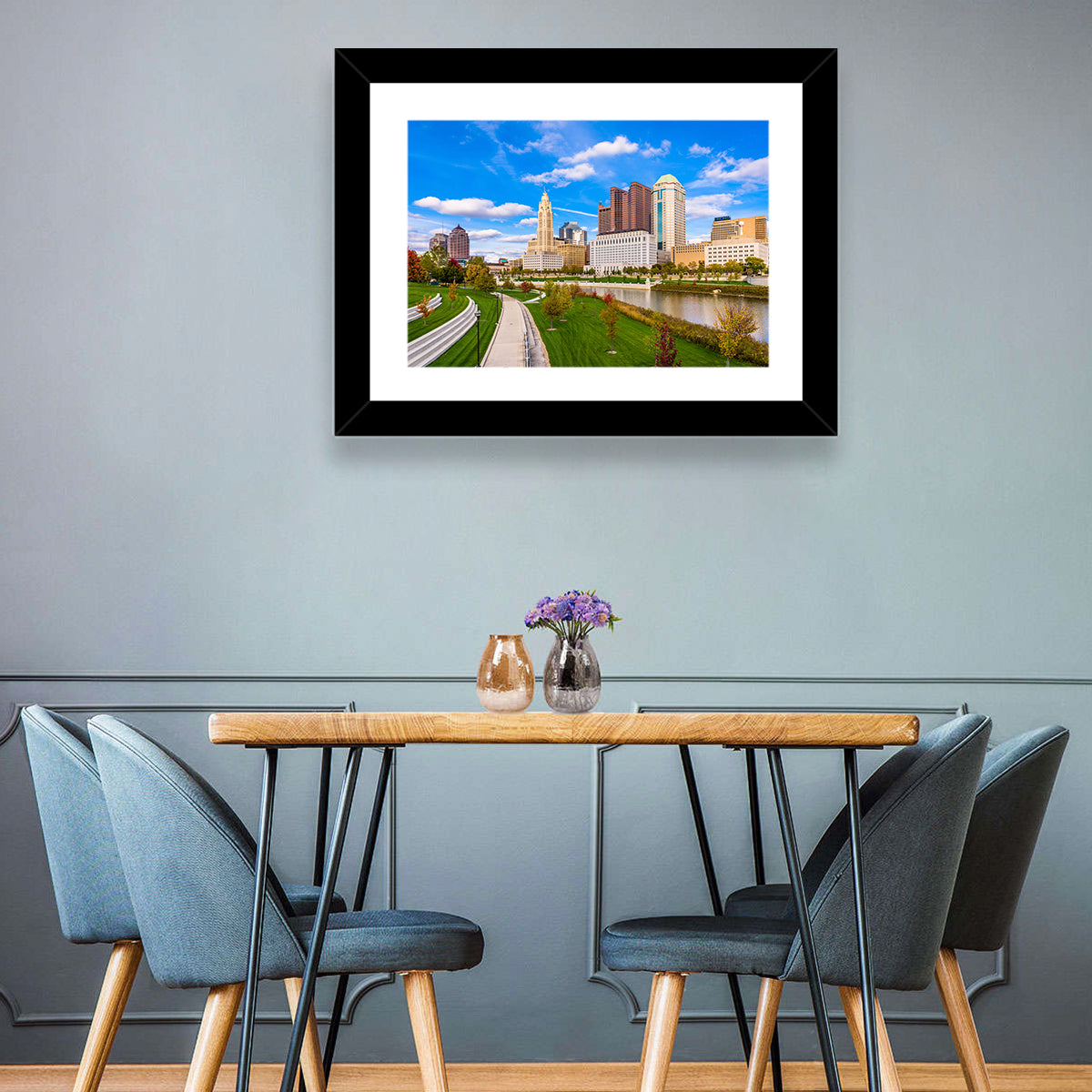 Columbus Skyline Wall Art
