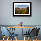 Badlands Golden Hour Meadow Wall Art