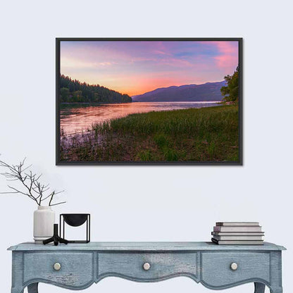 Whitefish Lake Sunset Wall Art