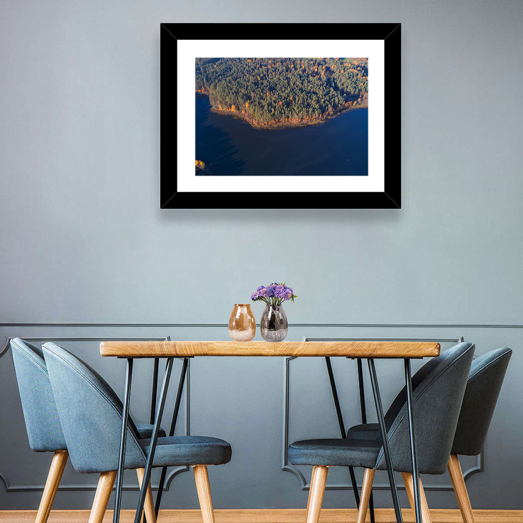 Lake Dolysets Aerial View Wall Art