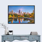 Chicago Skyline at Twilight Wall Art