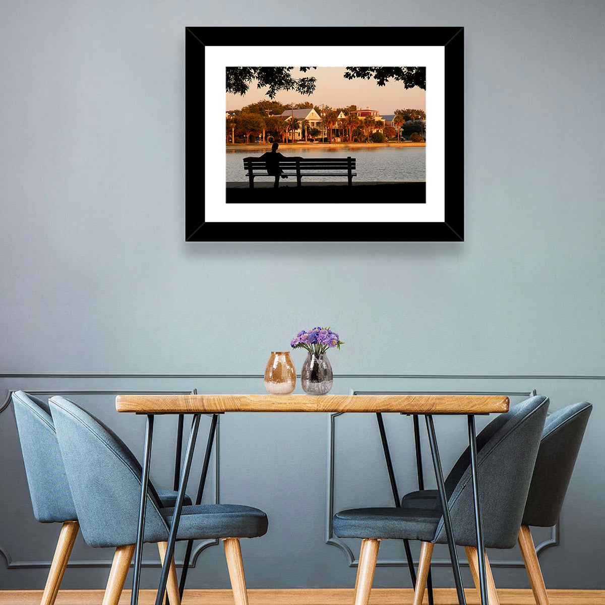 Colonial Lake, Charleston Wall Art in a room, landscape